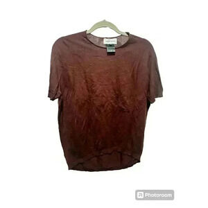 Christian Wijnants 100% Silk Lightweight Semi-Sheer Blouse Top Size Small